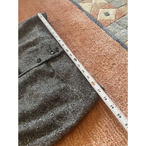 Vintage Made in USA Talbots Women's Wool Blend Button Down Lined Skirt Size 16 - Picture 6 of 8